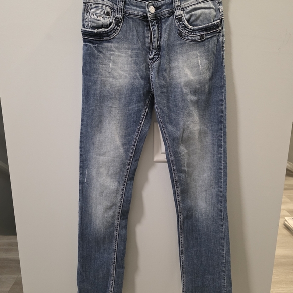 Frankie Malone Denim - Frankie Malone Jeans women's 38 denim blue‎ bootcut